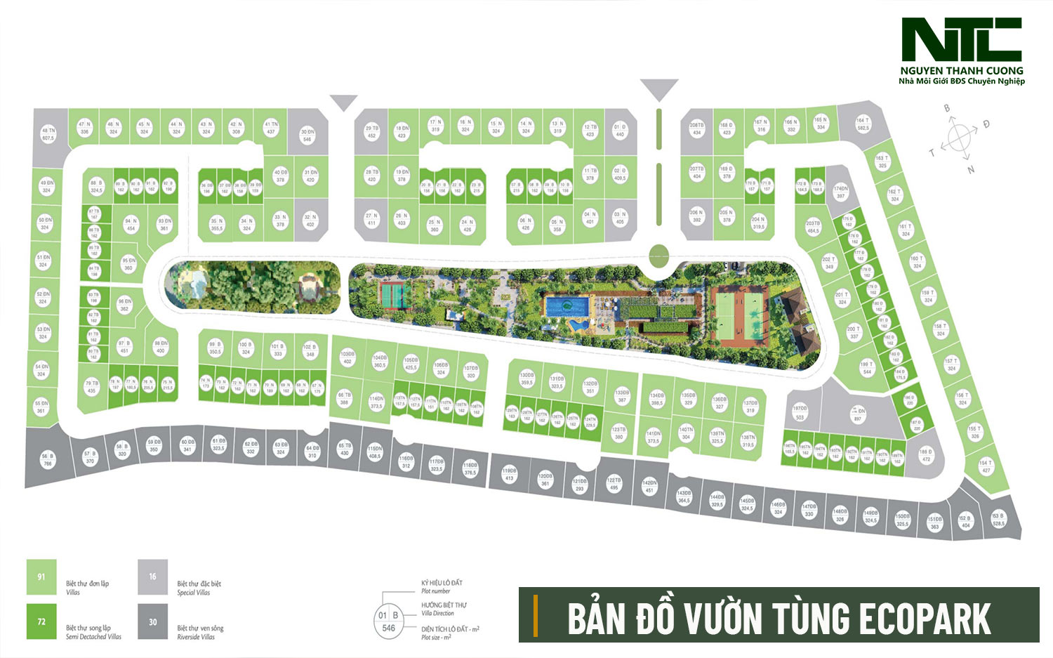 Bản Đồ Biệt Thự Vườn Tùng Ecopark